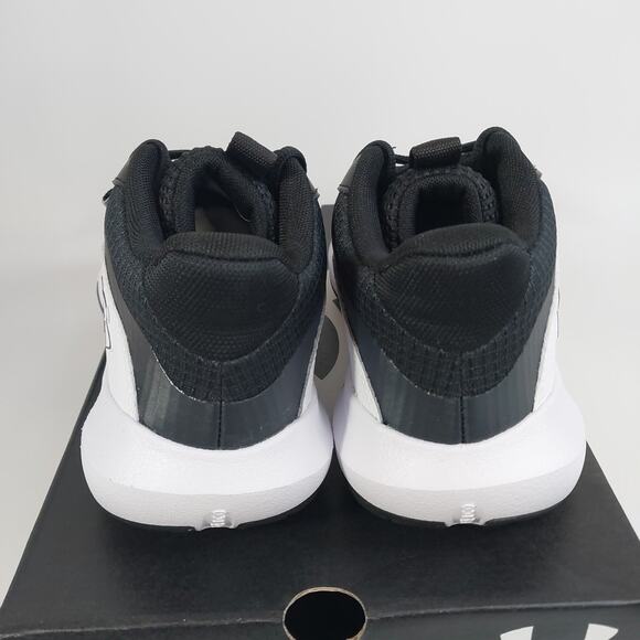 Under Armour Big Kids’ GS Lockdown 7 Sneakers Black/White, Boys’ Size 6Y - Picture 3 of 6